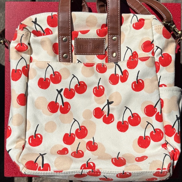 Maika COMMUTER TOTE - CHERRIES - Picture 2 of 7